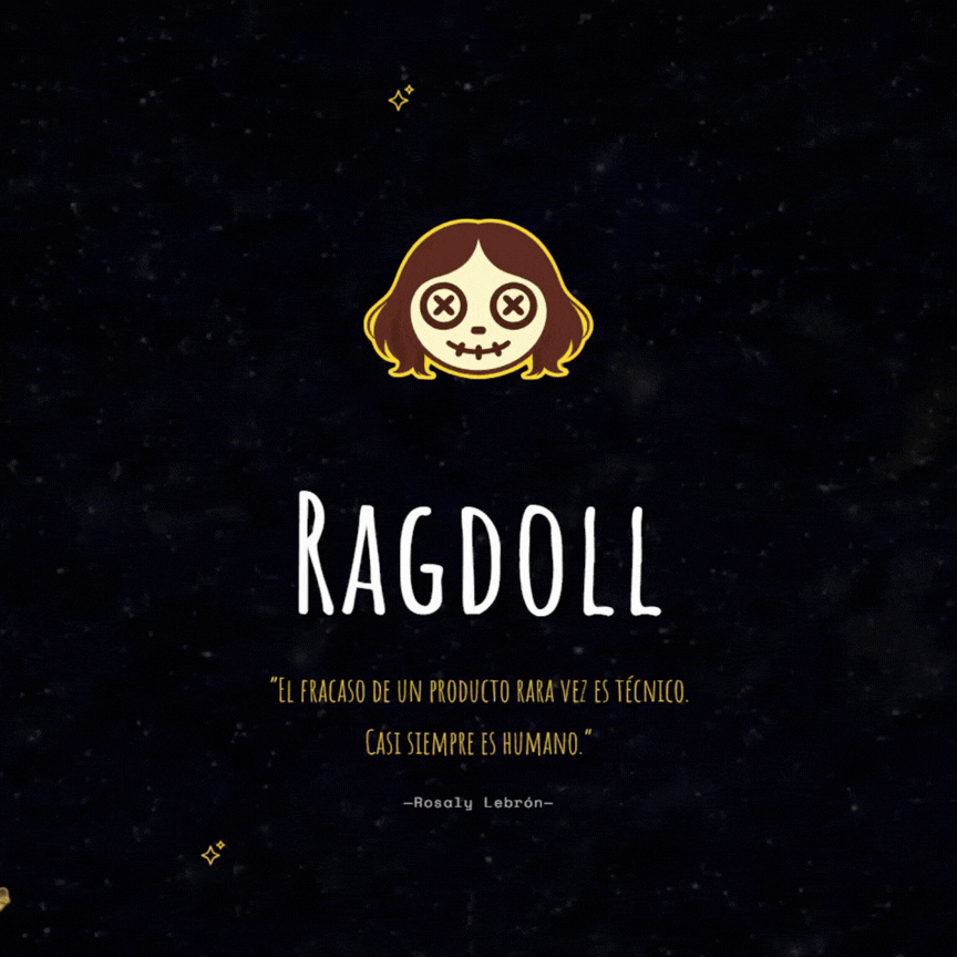 Animación principal de Ragdoll